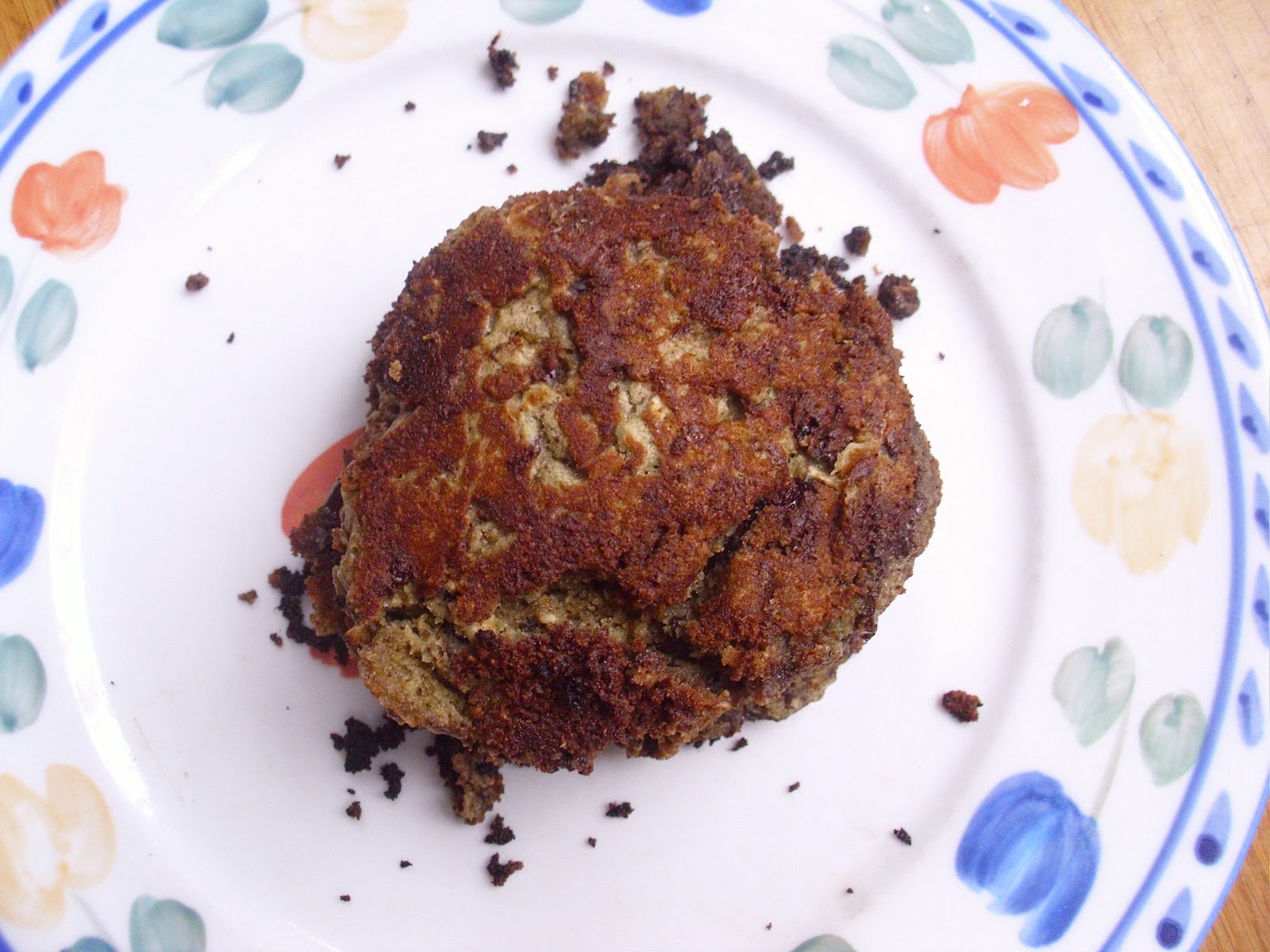 Vegan Almond Butter Chocolate Chip Surprise Protein Pancakes Living