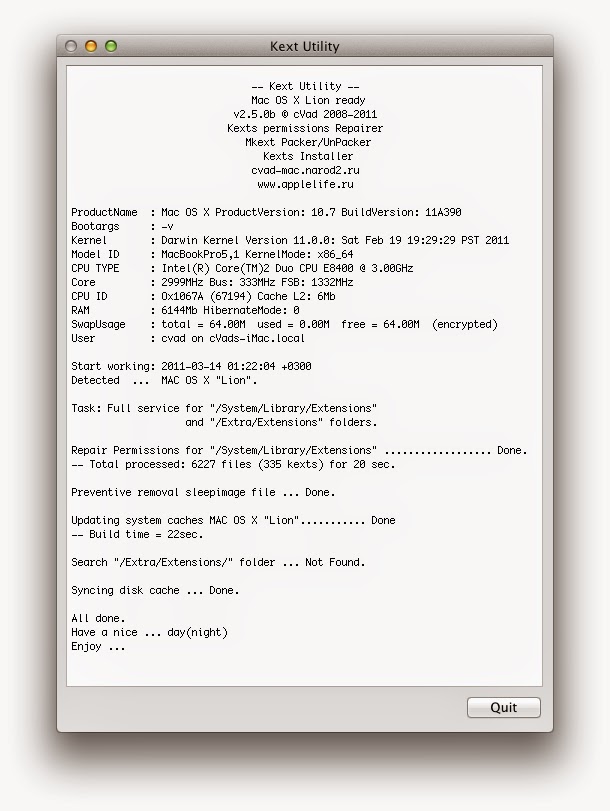 how to use kext utility how to use kext utility