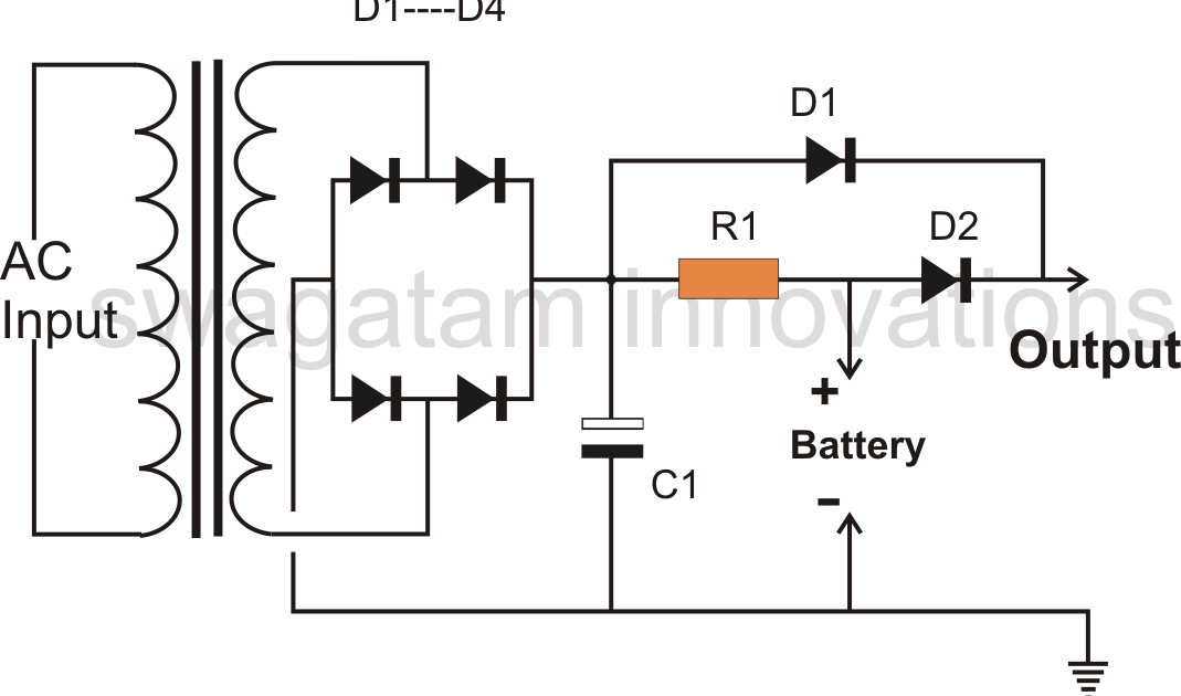 Power Supply Circuit with Emergency Backup Wiring schema blogs