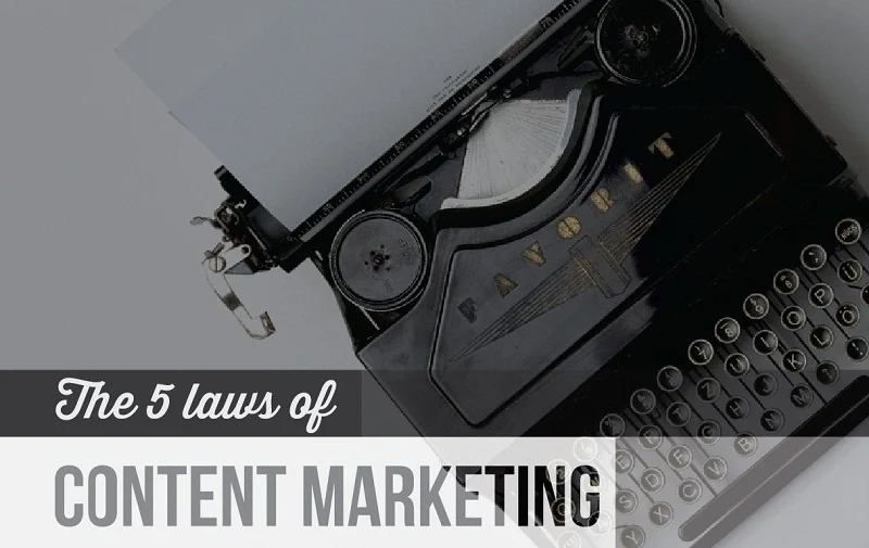 The 5 Laws Of Content Marketing - #Infographic
