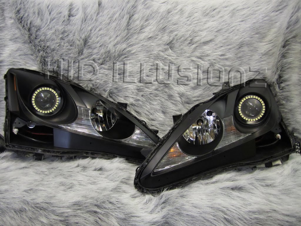 HID ILLUSIONZ Lexus IS350 Custom LED Angel Eyes SC430 Projector HID