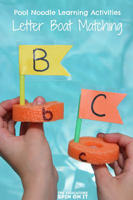 For less than a few dollars, you can make and build this alphabet boat 