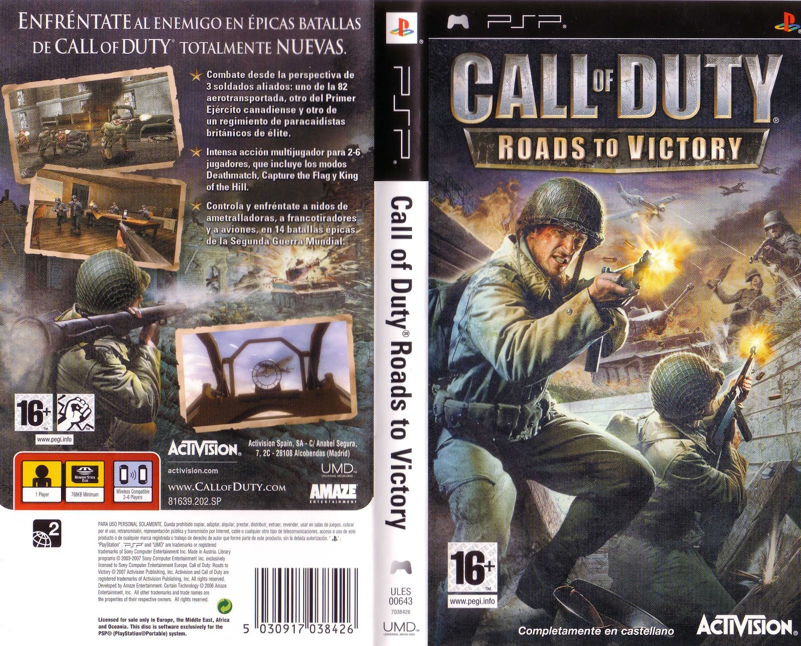 Download Call of Duty Roads to Victory.cso For PSP ~ Games For PSP ...