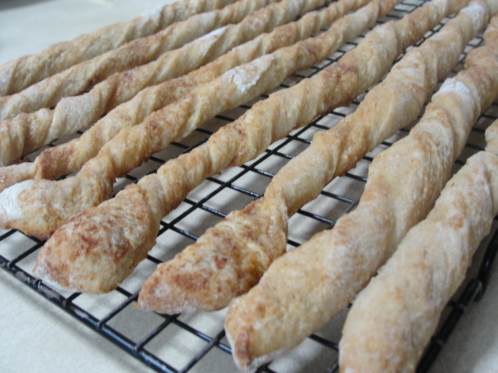 Sourdough Surprises Sourdough Grissini Twists