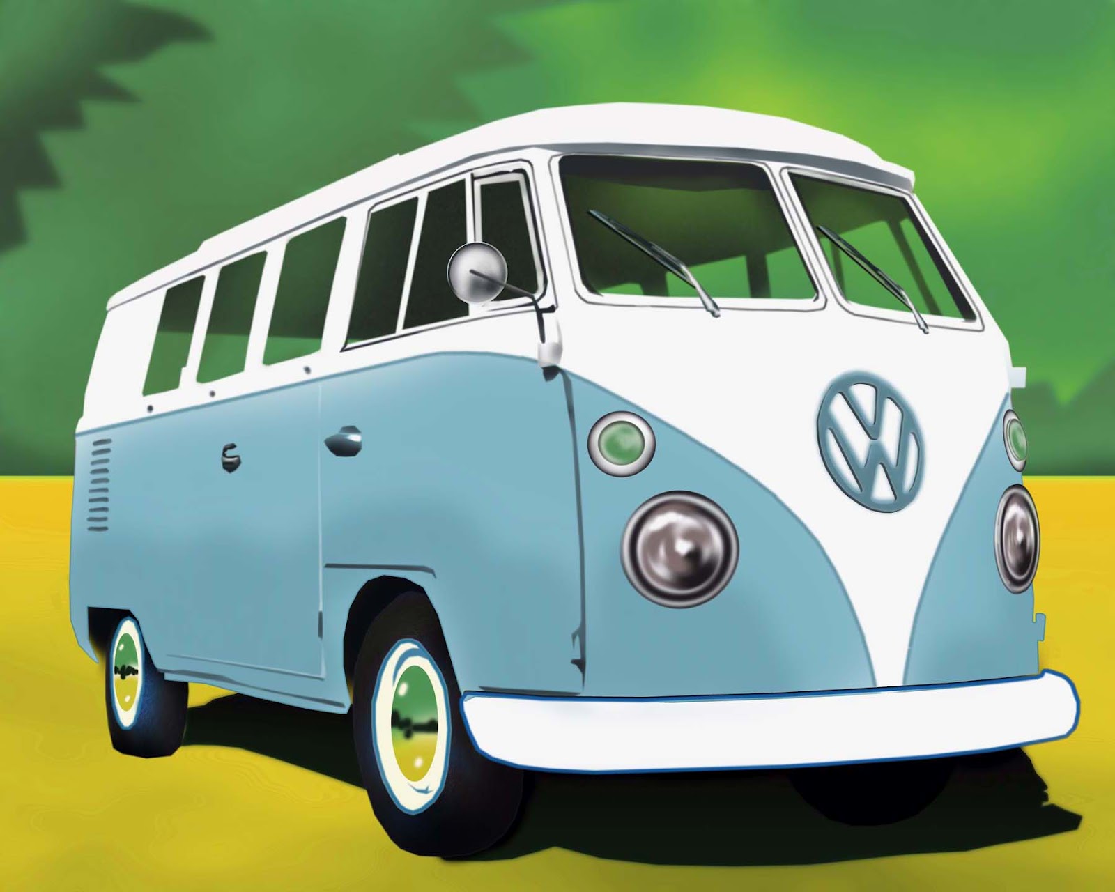 VW CAMPER ART