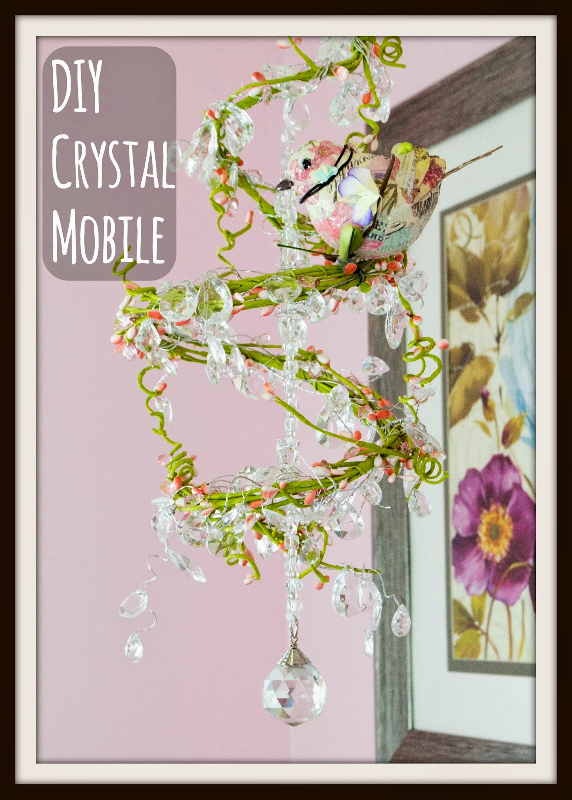Entertaining Grace DIY Crystal Mobile