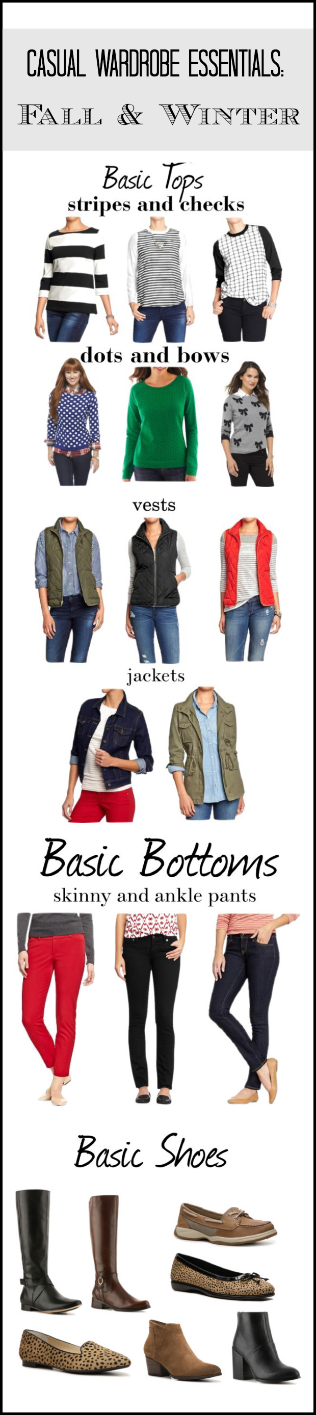 Clothed With Grace Casual Wardrobe Essentials Fall Winter