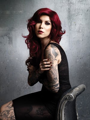 images of Kat Von D's frigging first ever fashion collection 2011