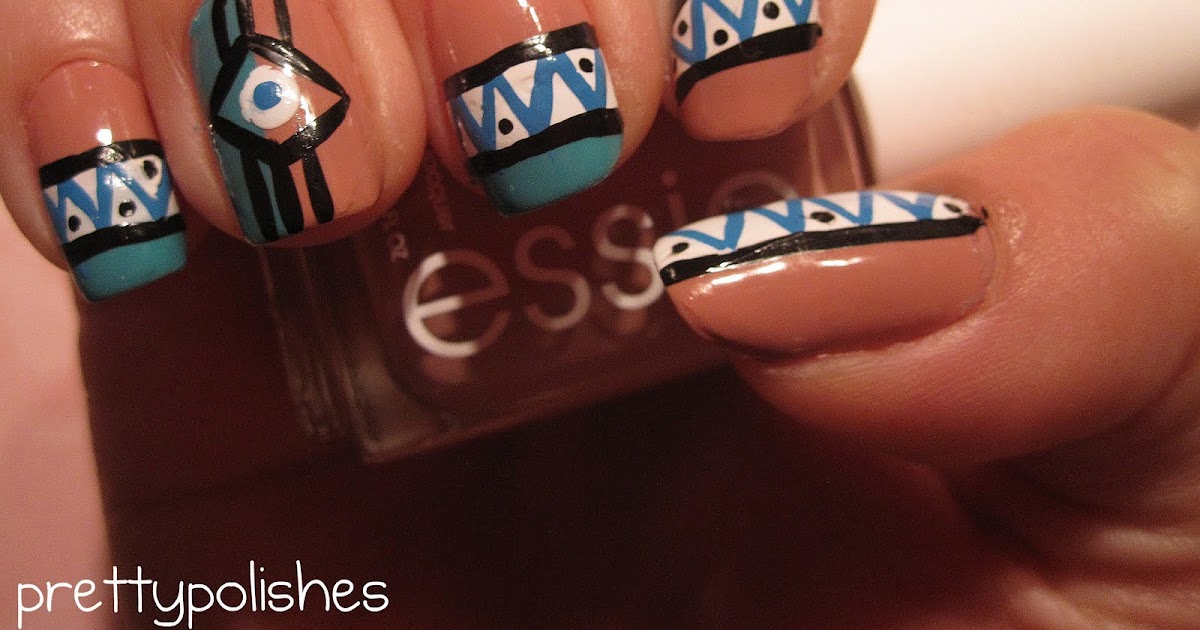 2. Step by Step Tribal Nail Art - wide 2