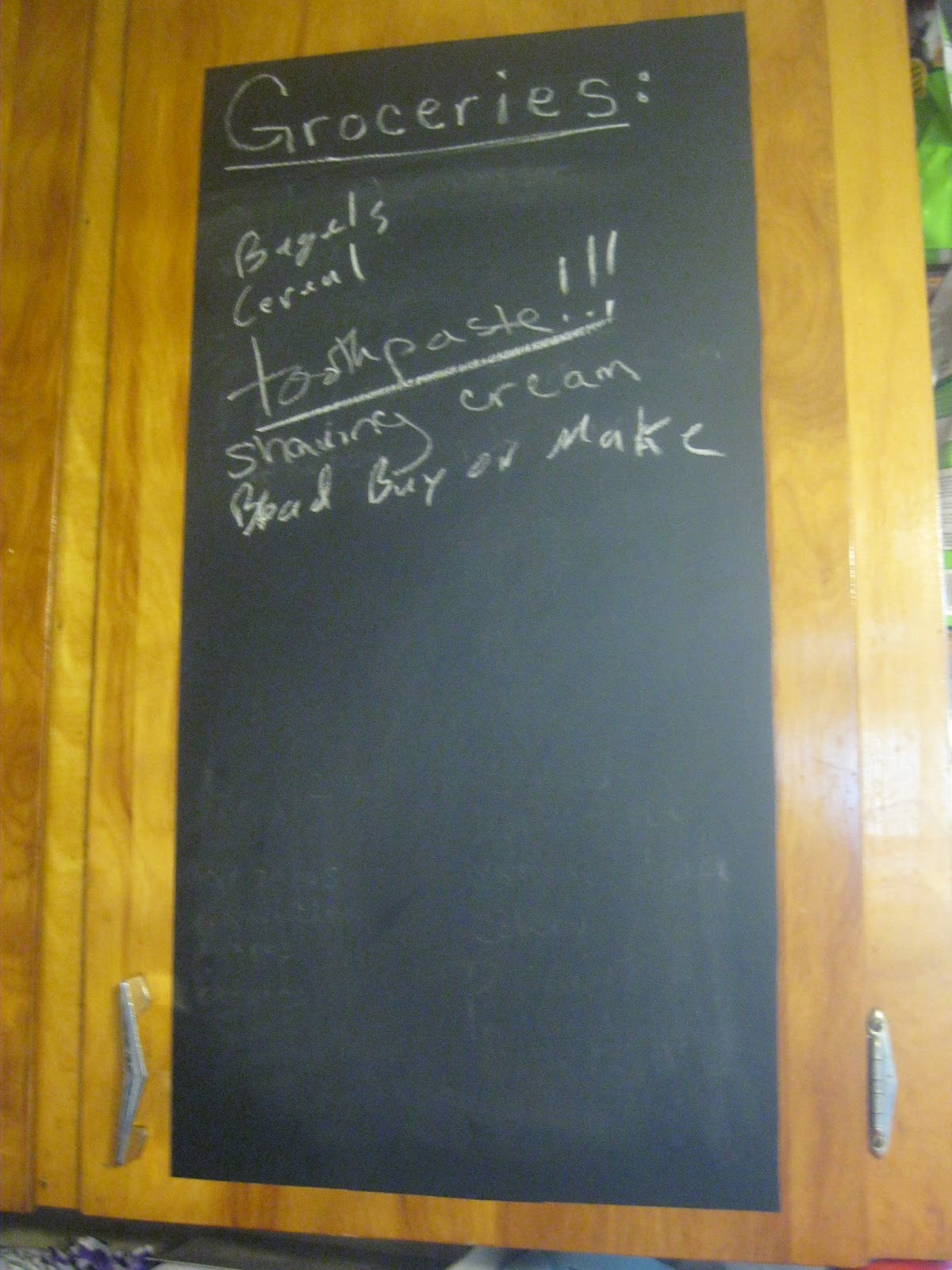 Instant Chalkboard Review For Him and My Family