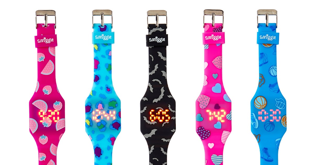 smiggle digital watch instructions