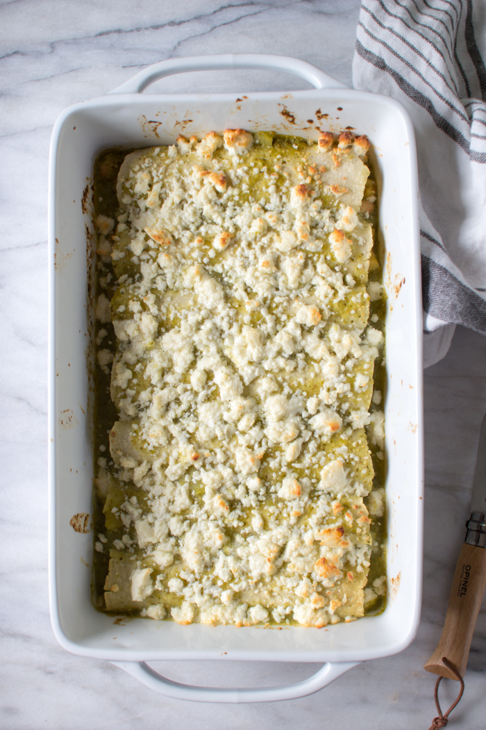Vegetarian Enchiladas Verde The Flourishing Foodie Bloglovin’