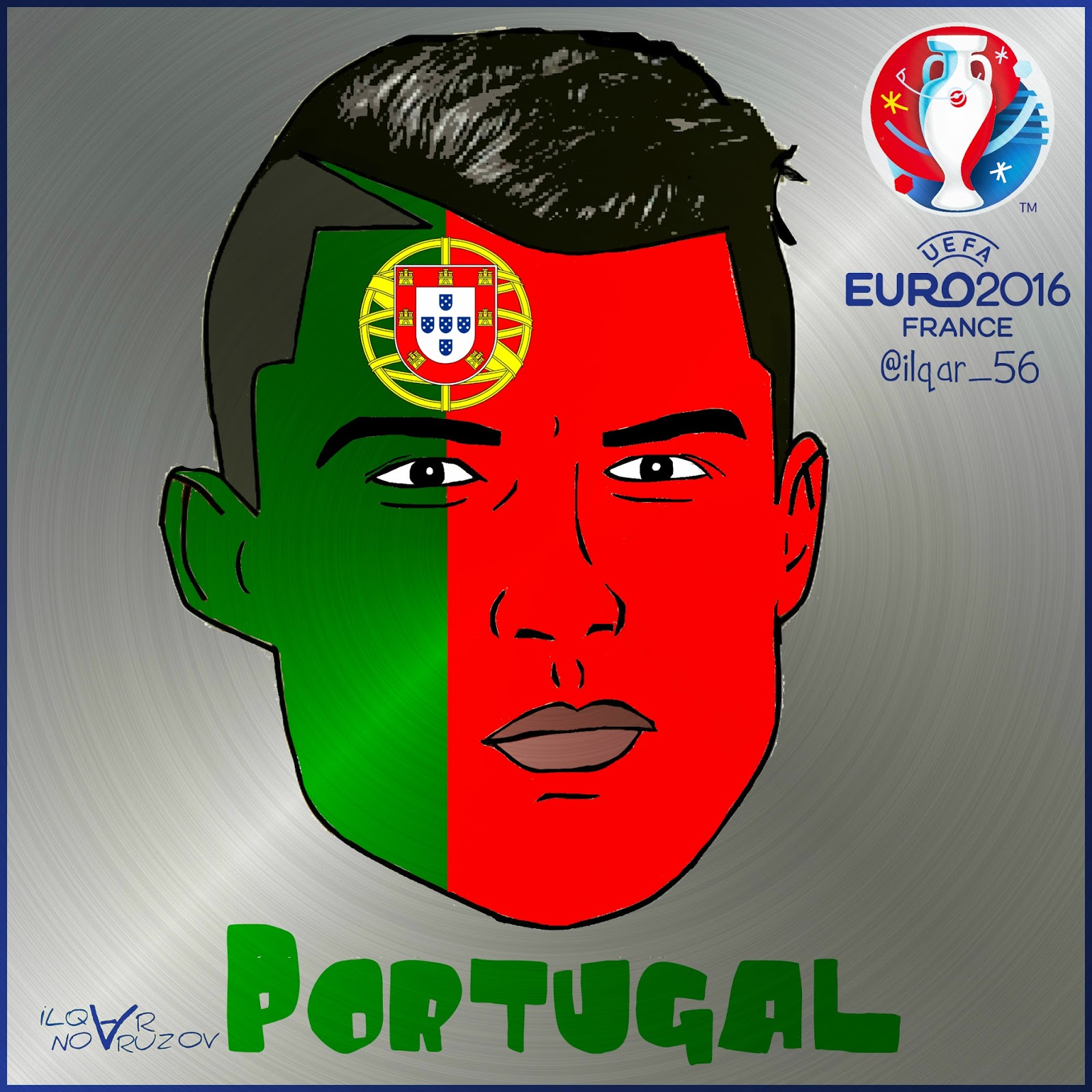 Ilqar Novruzov Cartoon: EURO 2016 Portugal national football team ...