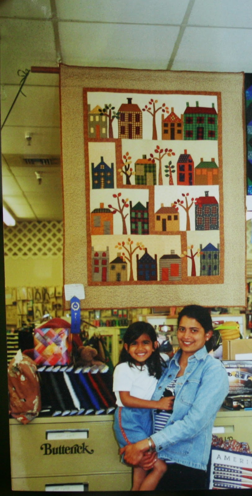 The Root Connection Quilt on a Clothesline First entry in a show and