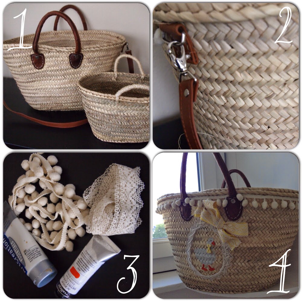 PAPIS NOVATOS DIY Decorar cestos de mimbre PAPIS NOVATOS DIY Decorar cestos de mimbre
