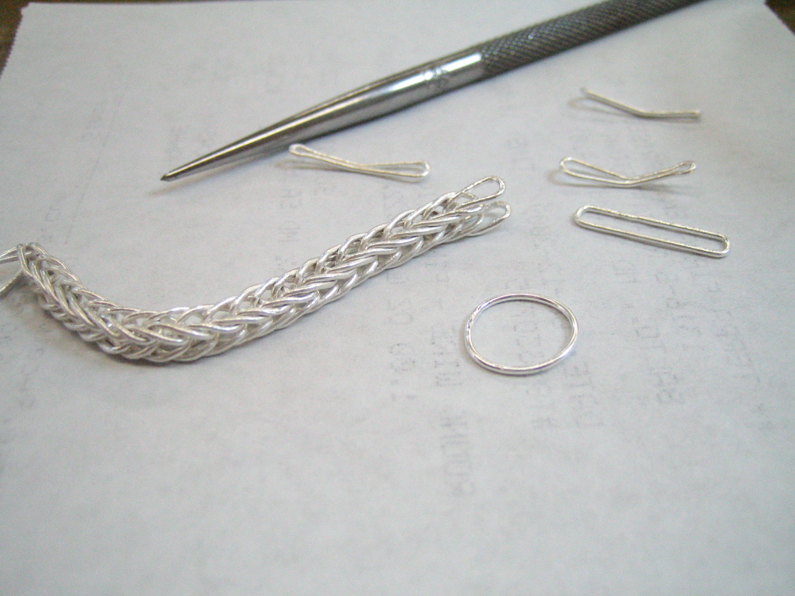Laurel Brook Jeweler Loop in Loop Chain Making Class, Post 7
