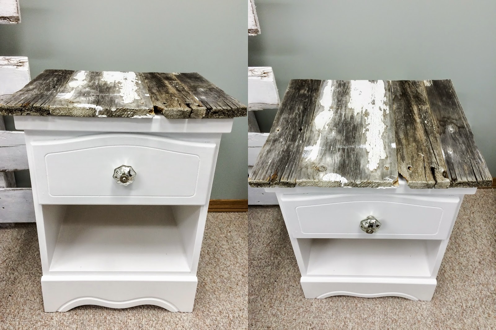 of the creative variety DIY Reclaimed Wood Nightstands