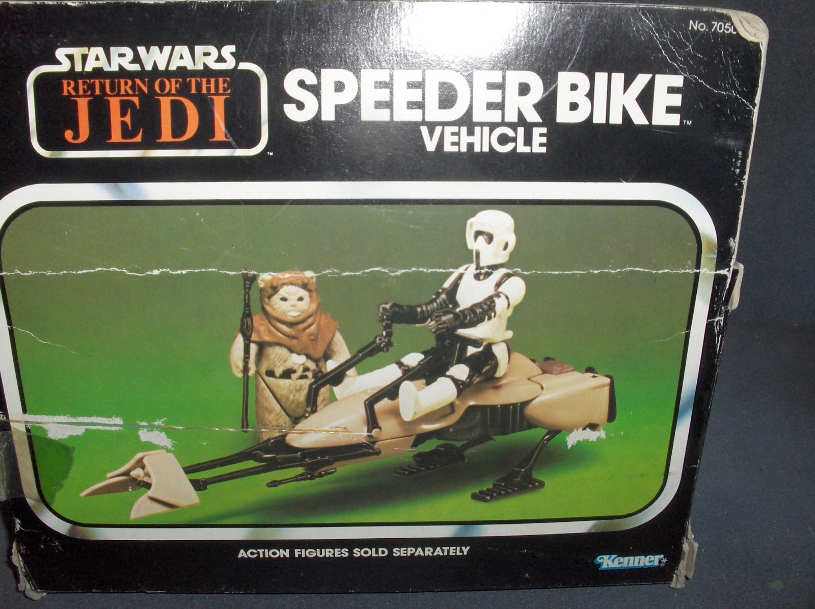 star wars speeder bike toy original