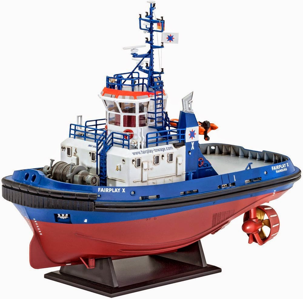 Bruce's Scale Modeling Domain Revell 1/144 Harbor Tug Boat `Fair Play`