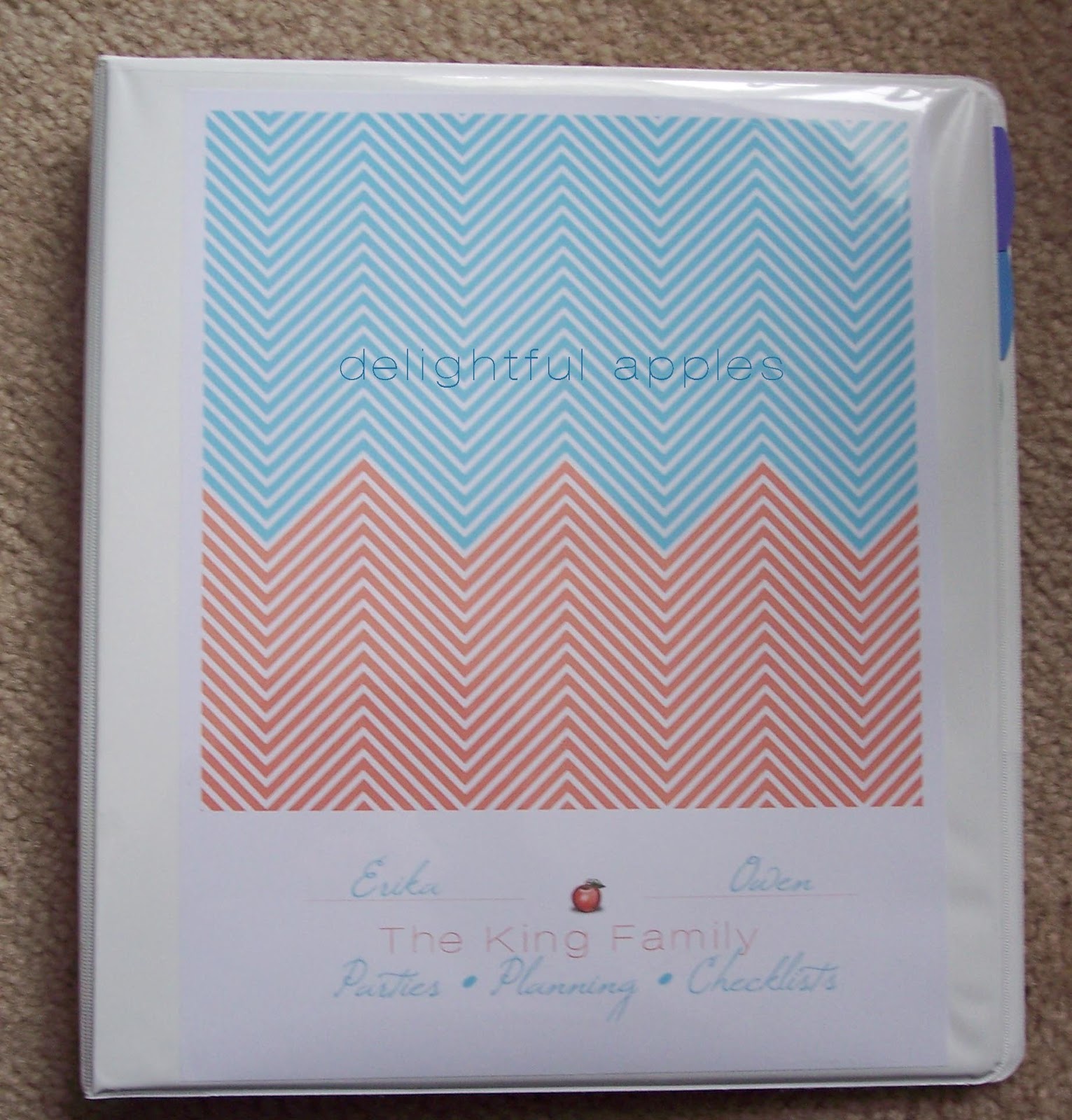 delightful apples Binders