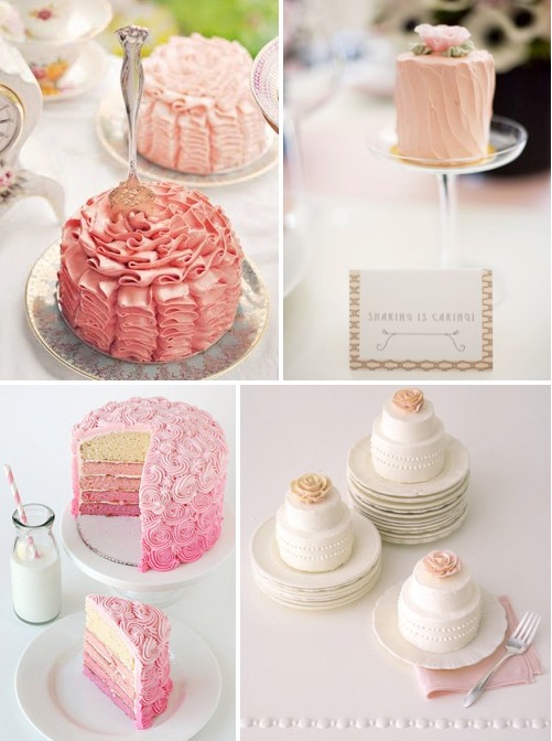 rainingblossoms mini wedding cake