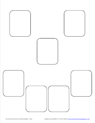 Testy yet trying: Speech Card Set Activity: Cut & Paste