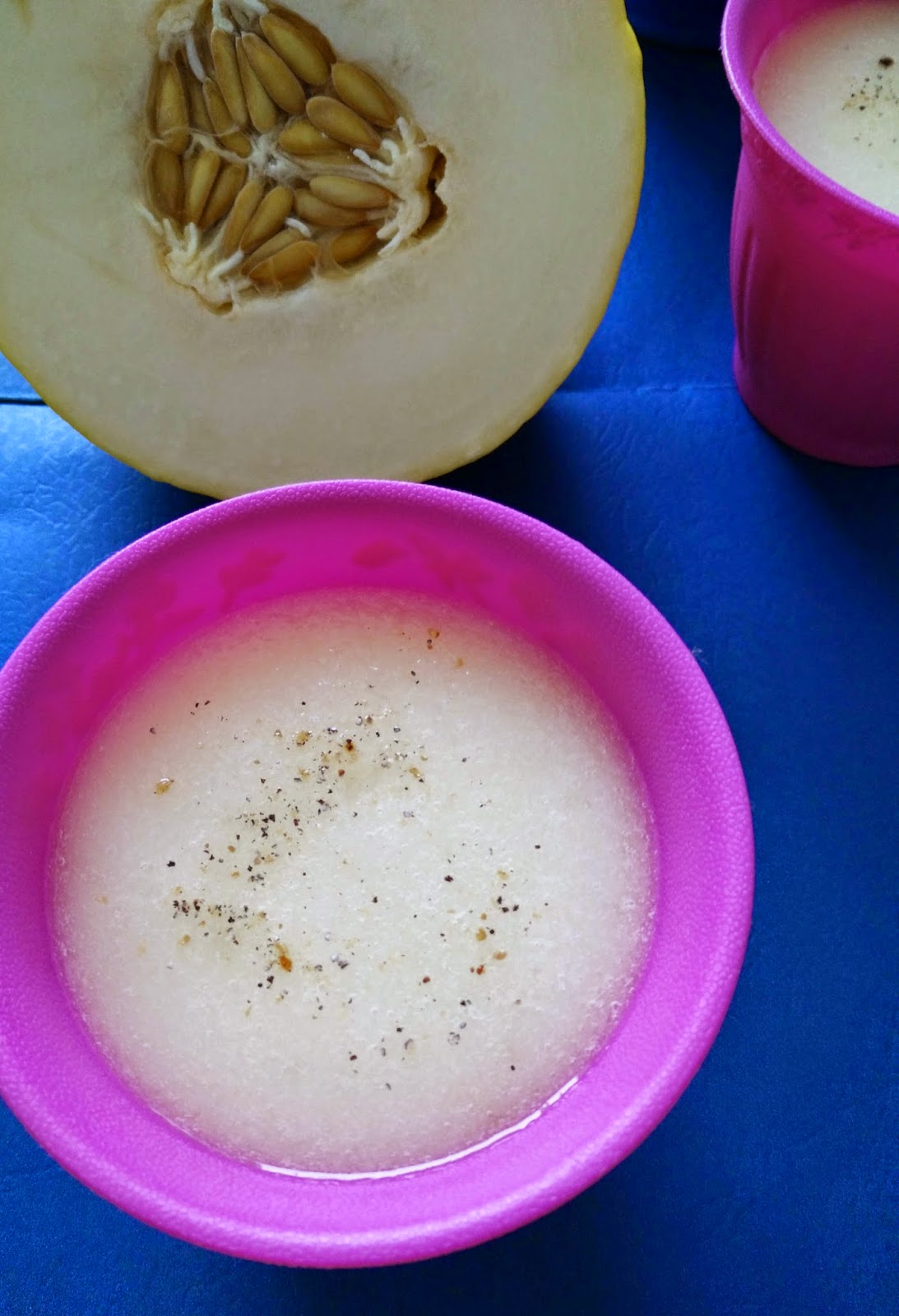 to Prameela's Kitchen HomeMade Fresh Canary Melon Fruit Juice