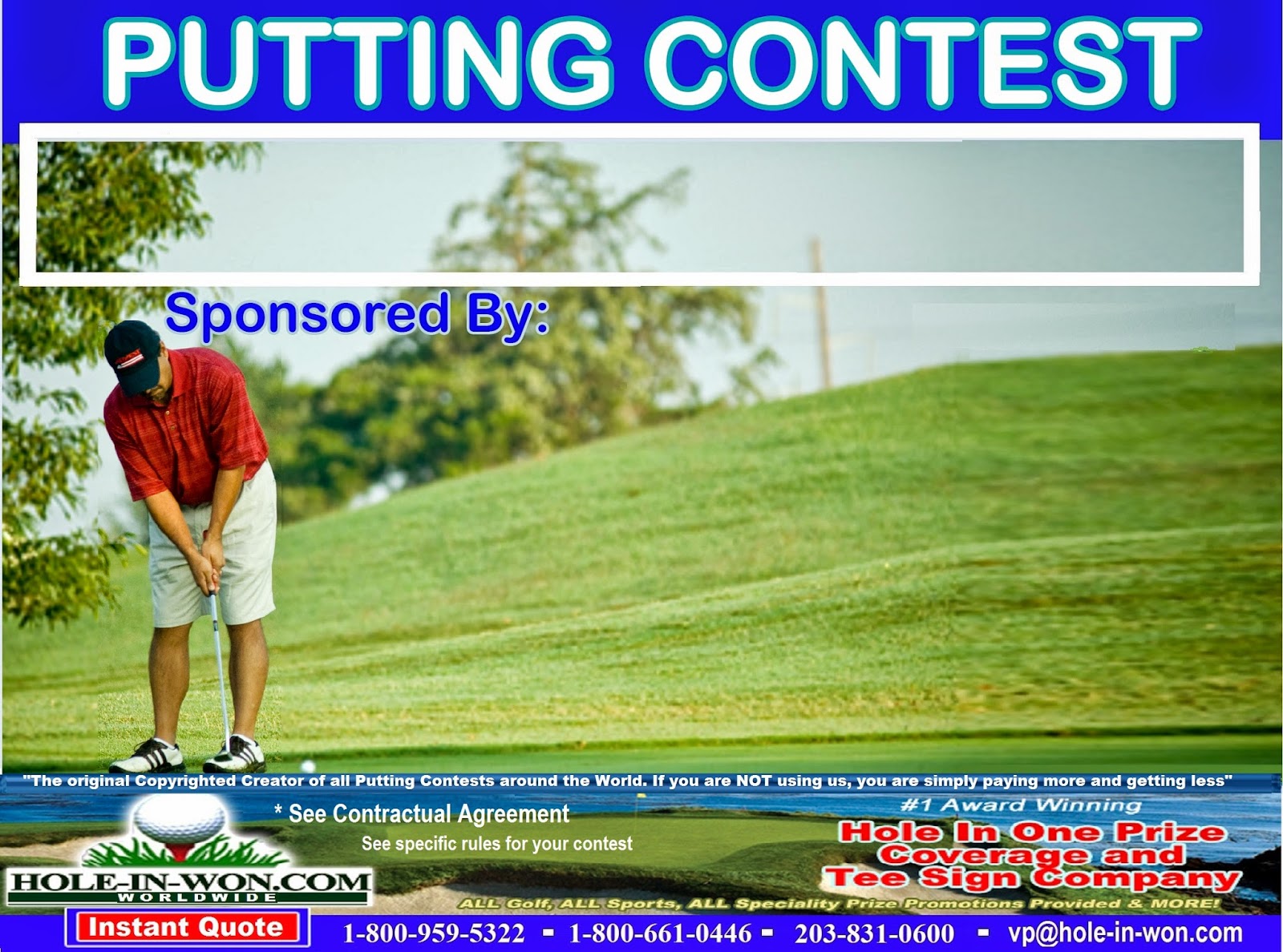 Putting Contest Ideas