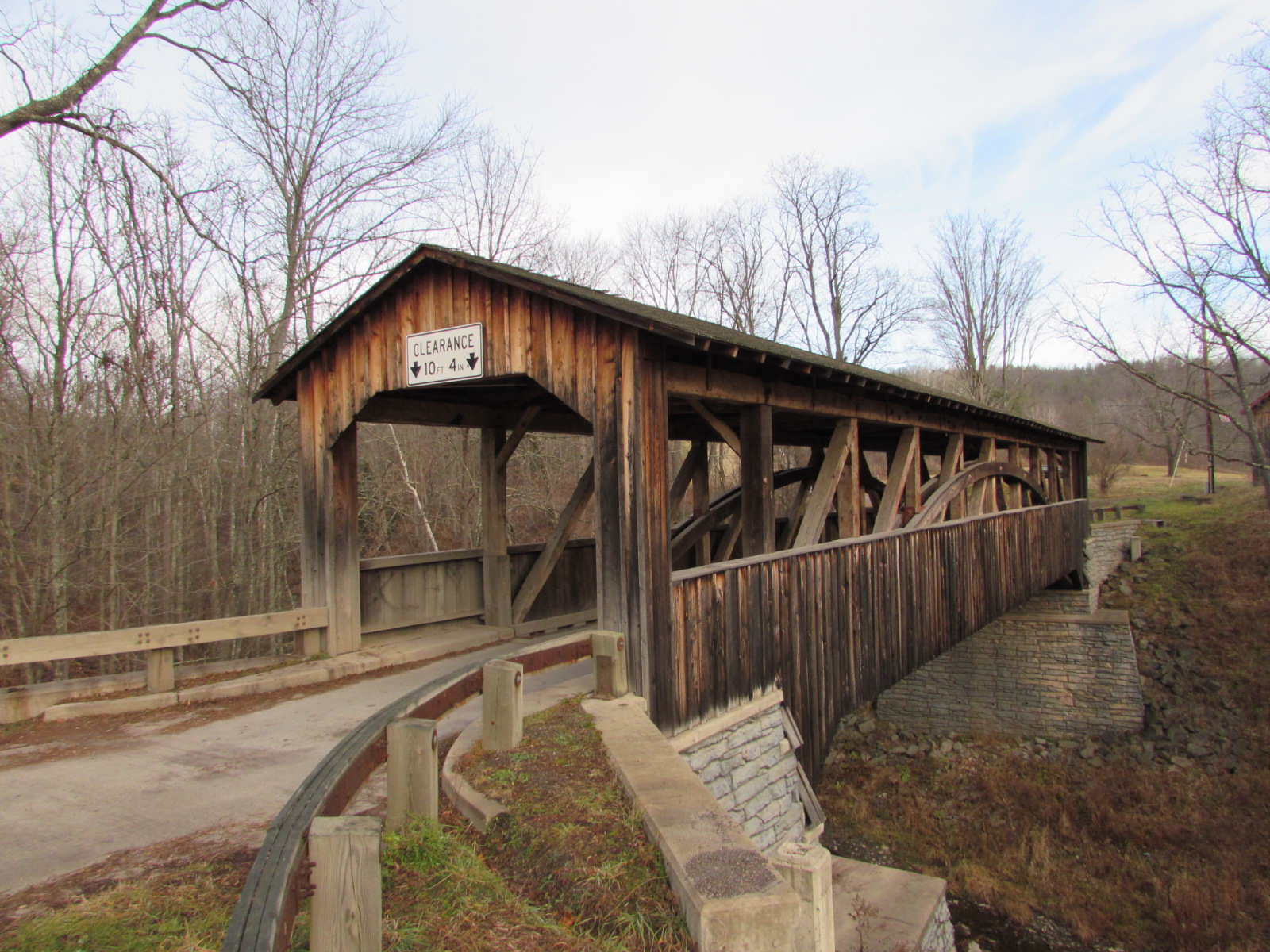 Knapp's Covered Bridge, Towanda, PA, Bradford County Interesting