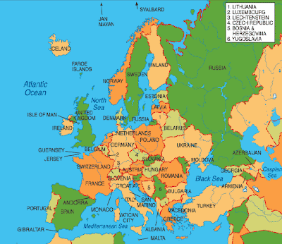 Mapa de Europa Imagen