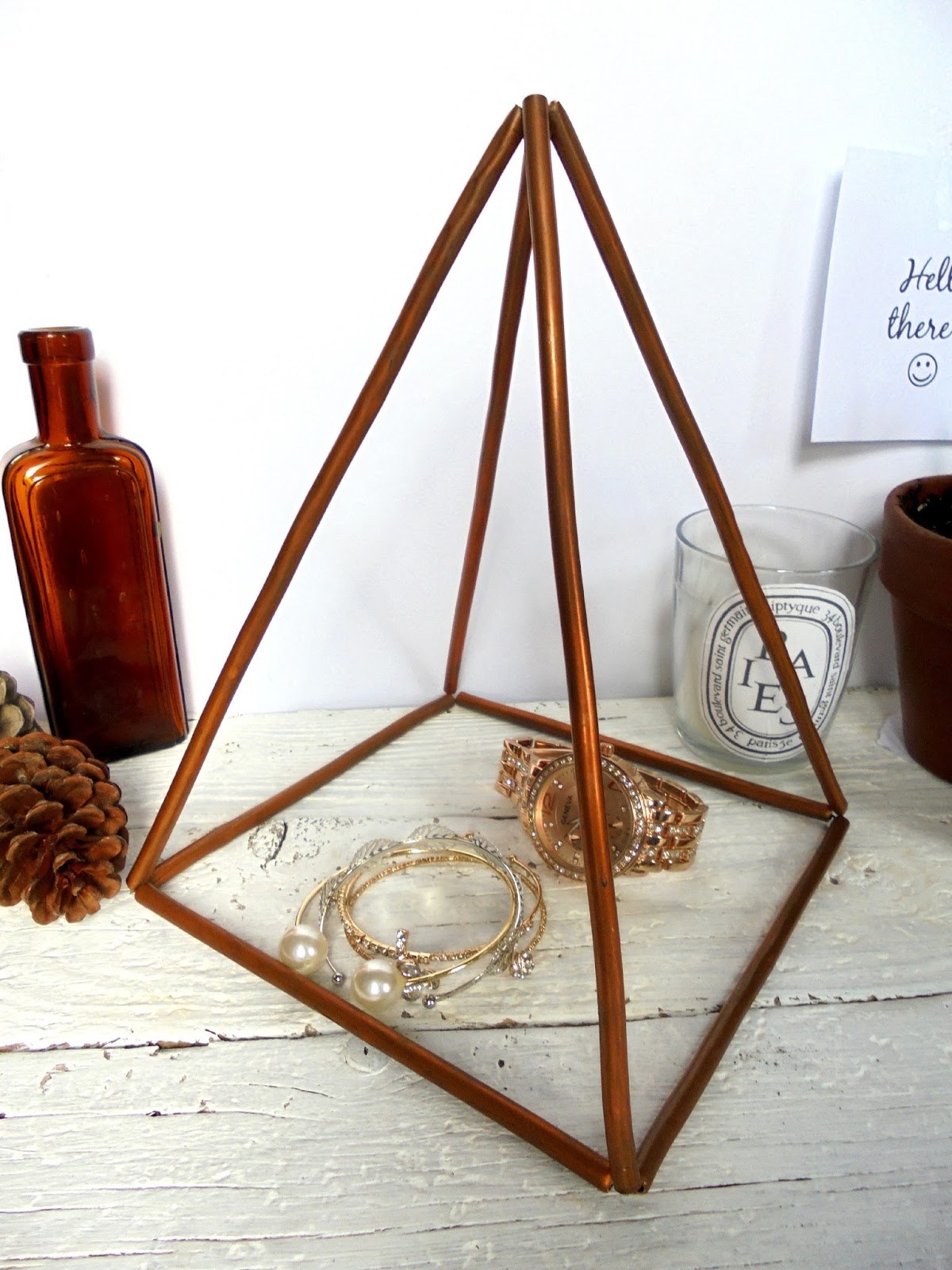 DIY COPPER PYRAMID Milleunrossetto
