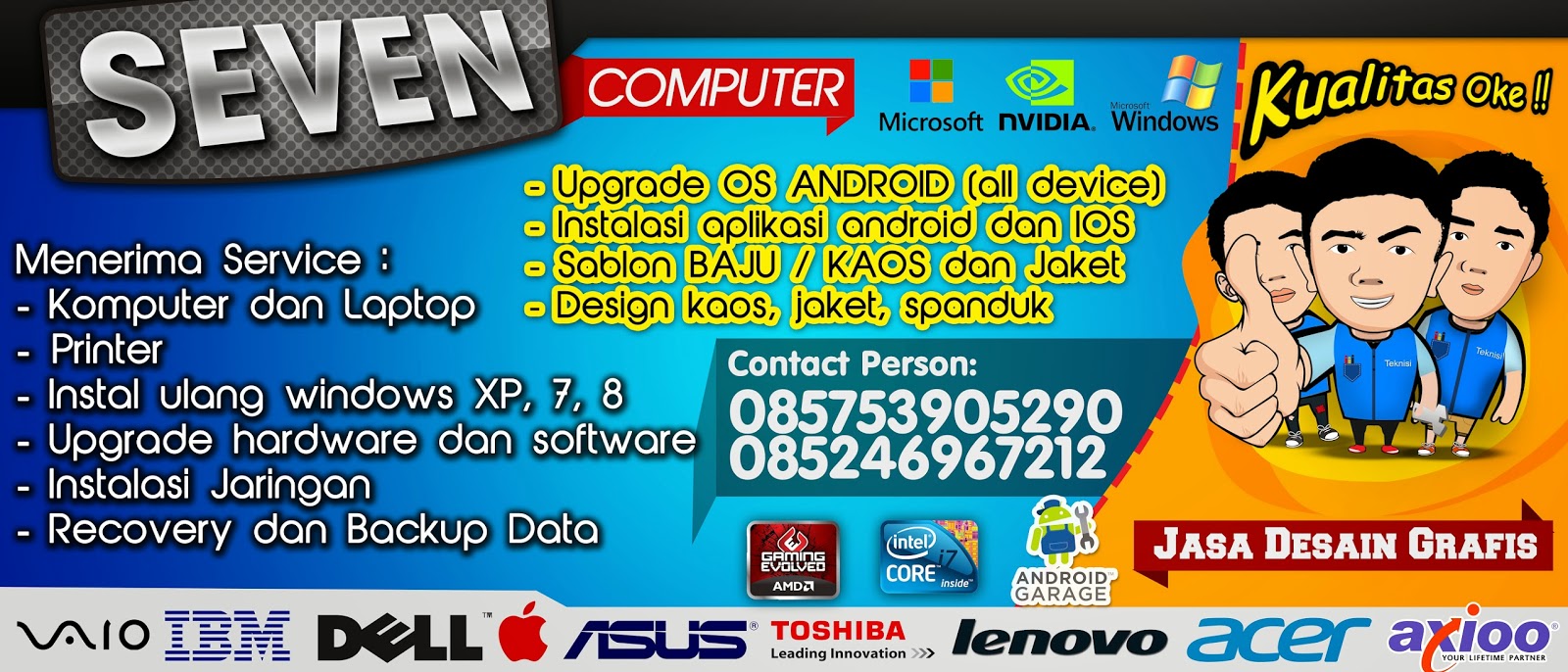 [Samarinda] Jasa Perbaikan Komputer Laptop Software Hardware
