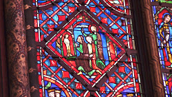 Un des 1120 vitraux de la Ste-Chapelle