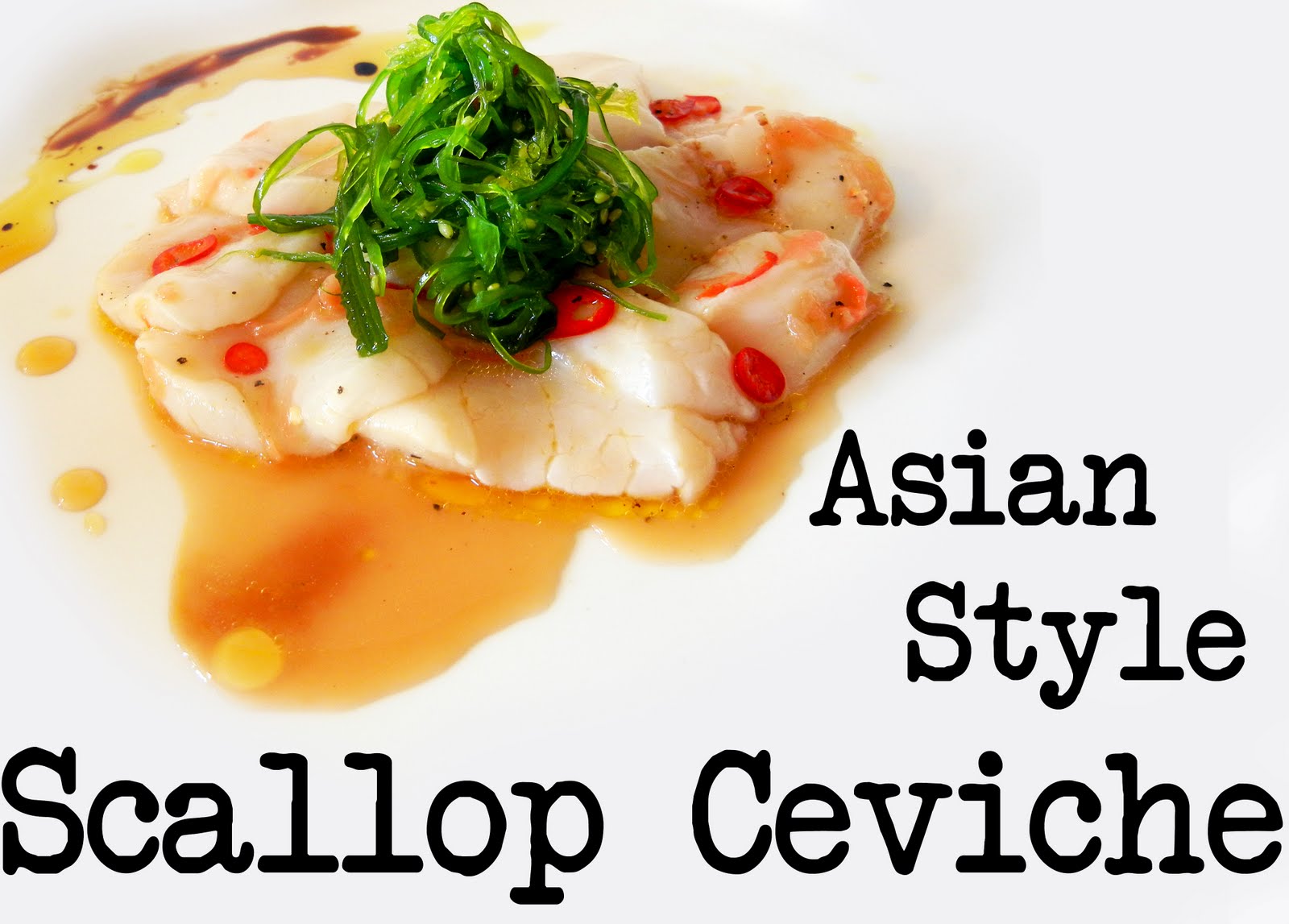 Asian Style Scallop Ceviche