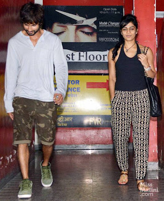 Shahid Kapoor is spotted out cinema hall with unknown girl in Mumbai
