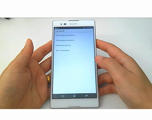 Como testar celulares  Sony Xperia, wifi, configurações, informações do sistema e mais...