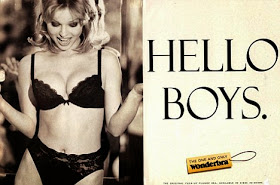 Hello Boys, Wonderbra, Eva Herzigova, Adverts, The 90s, 1990s, Funny, Pictures than make you feel old, 