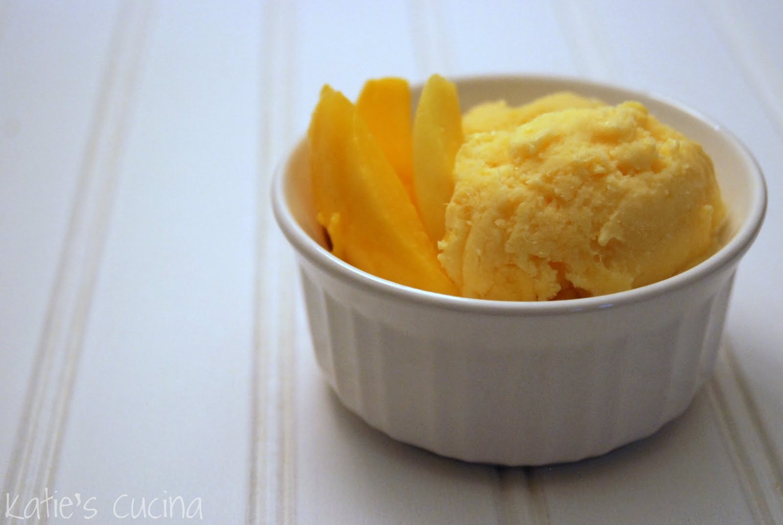 Mango Frozen Yogurt Katie's Cucina