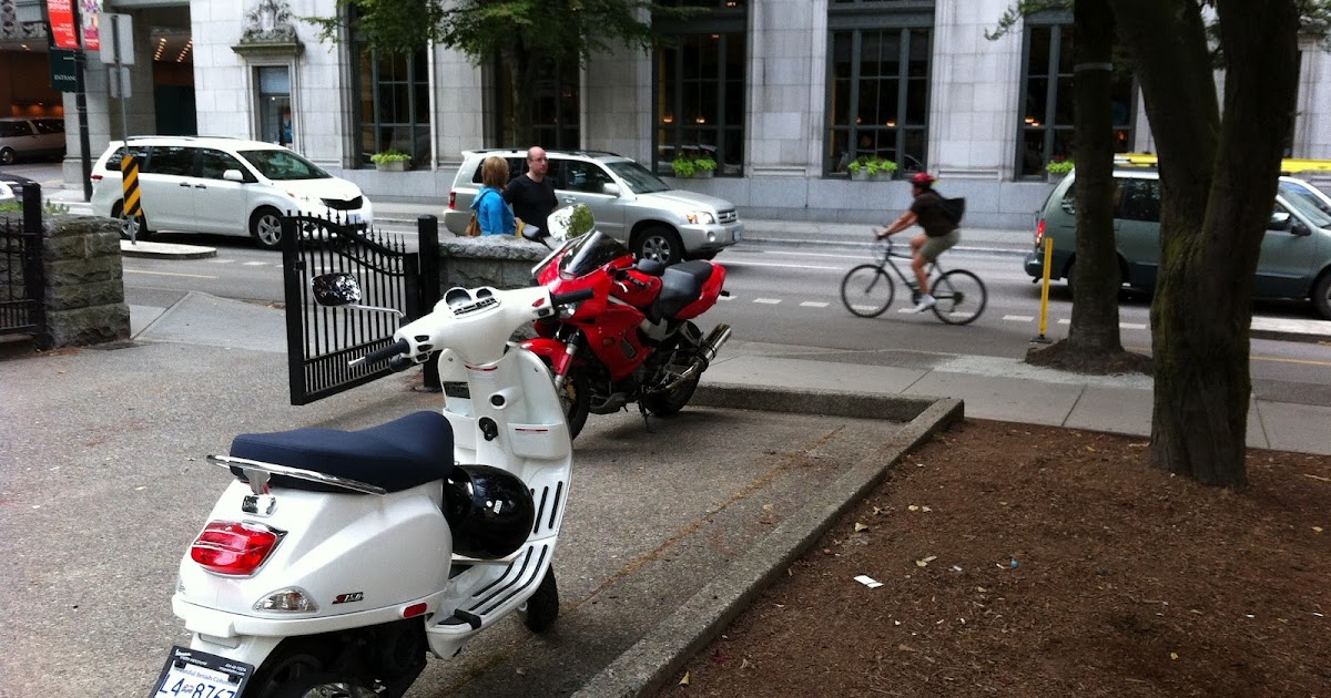 Life on two wheels Parking in Vancouver
