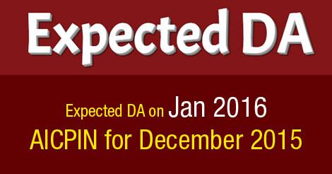 expected DA jan 2016 AICPIN Dec 2015