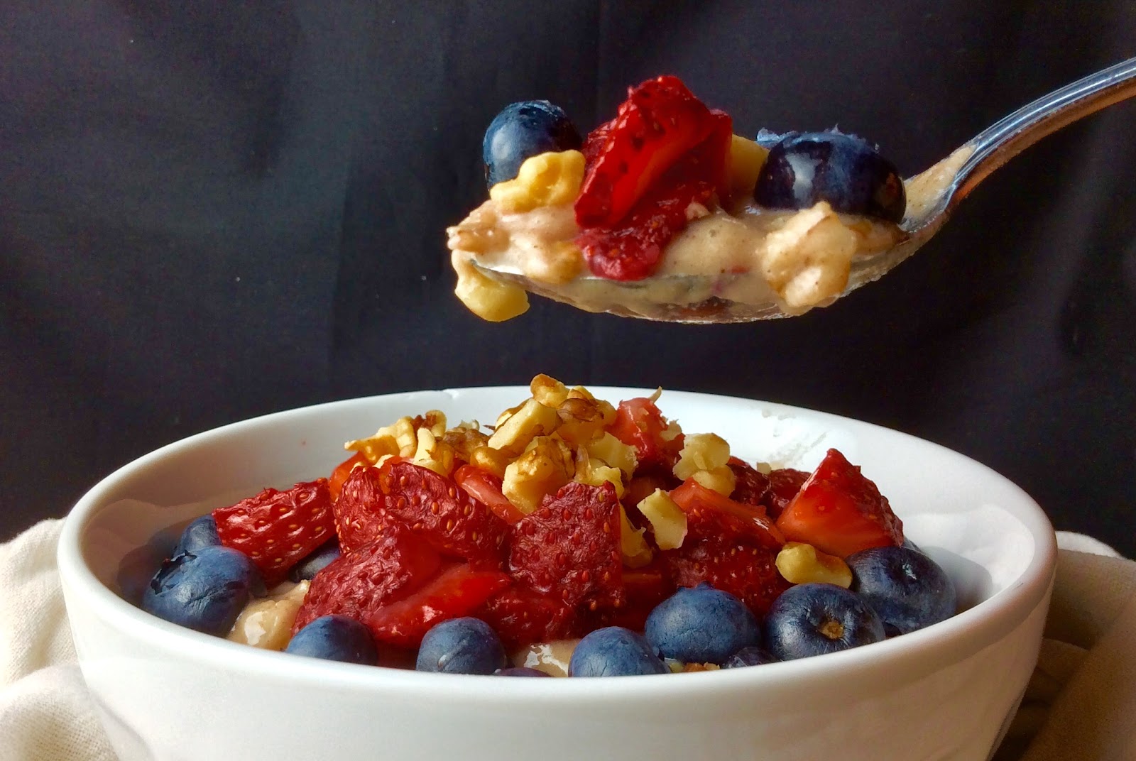 Food Fitness by Paige Fruit and Walnut Protein Oats