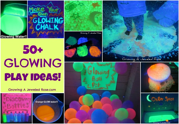 blacklight play ideas activities