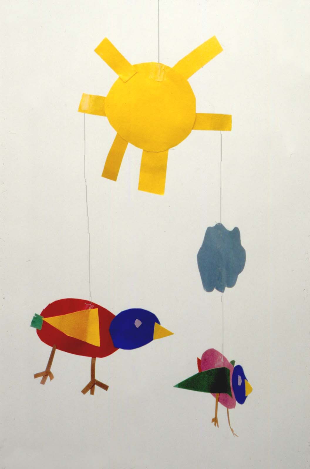 Art for Small Hands Cut Paper Simple Mobiles