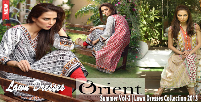 Orient Textiles Summer Vol-2 Lawn Dresses Collection 2013