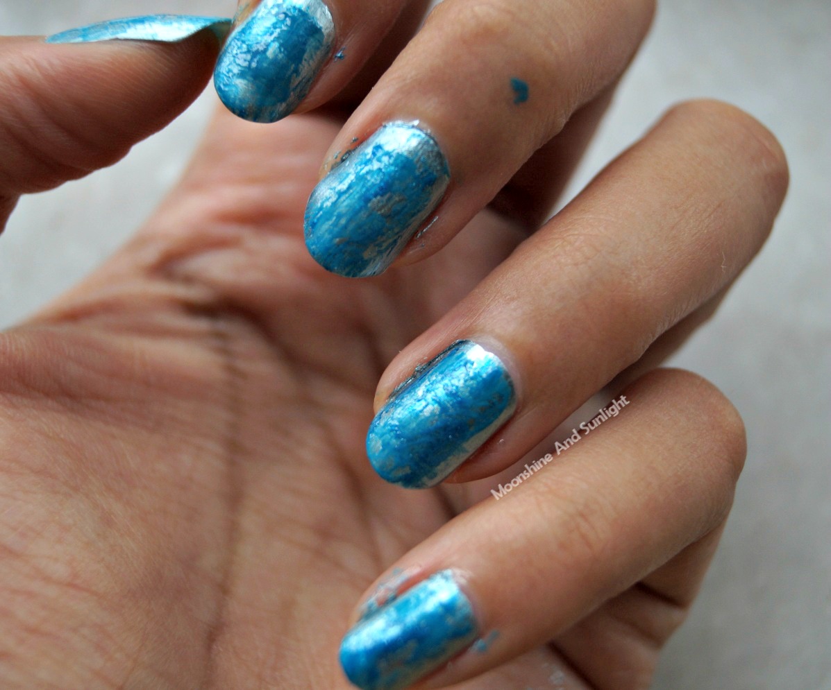 Video Tutorial Abstract Dry Brush Nail Art Indian Fashion and