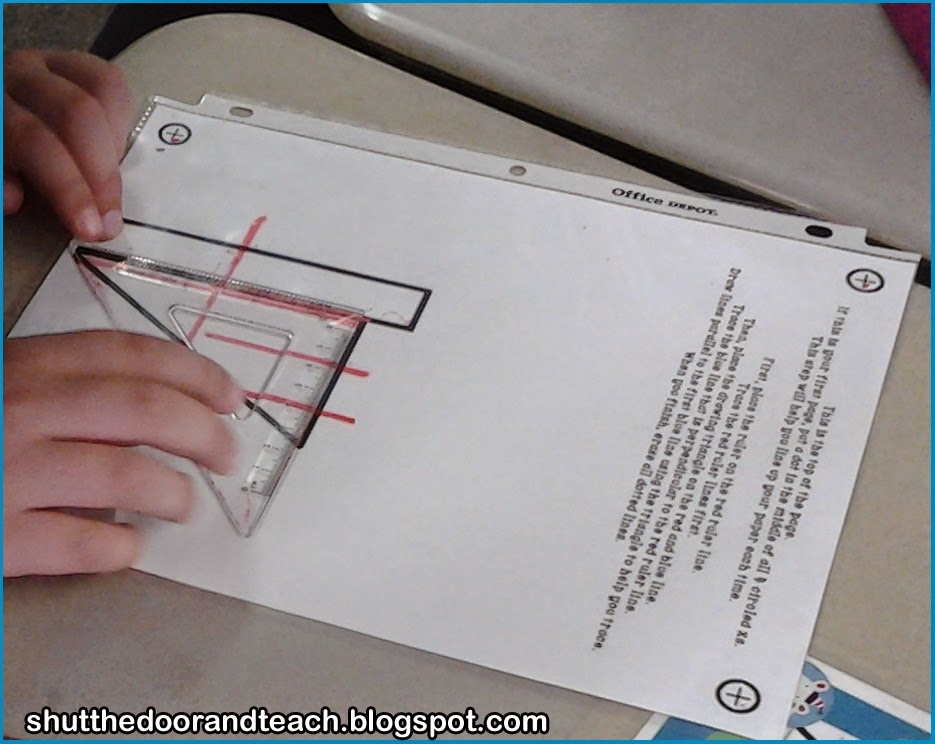 Shut the Door and Teach Using Tools to Draw Parallel and Perpendicular