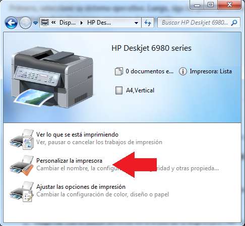 Cajón de soluciones: Configurar el módulo de impresión a doble cara  automático en impresora HP Deskjet 6980