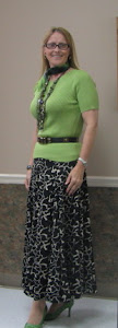 3/30/12 - Total outfit cost: $11.00 (includes top, skirt & shoes)
