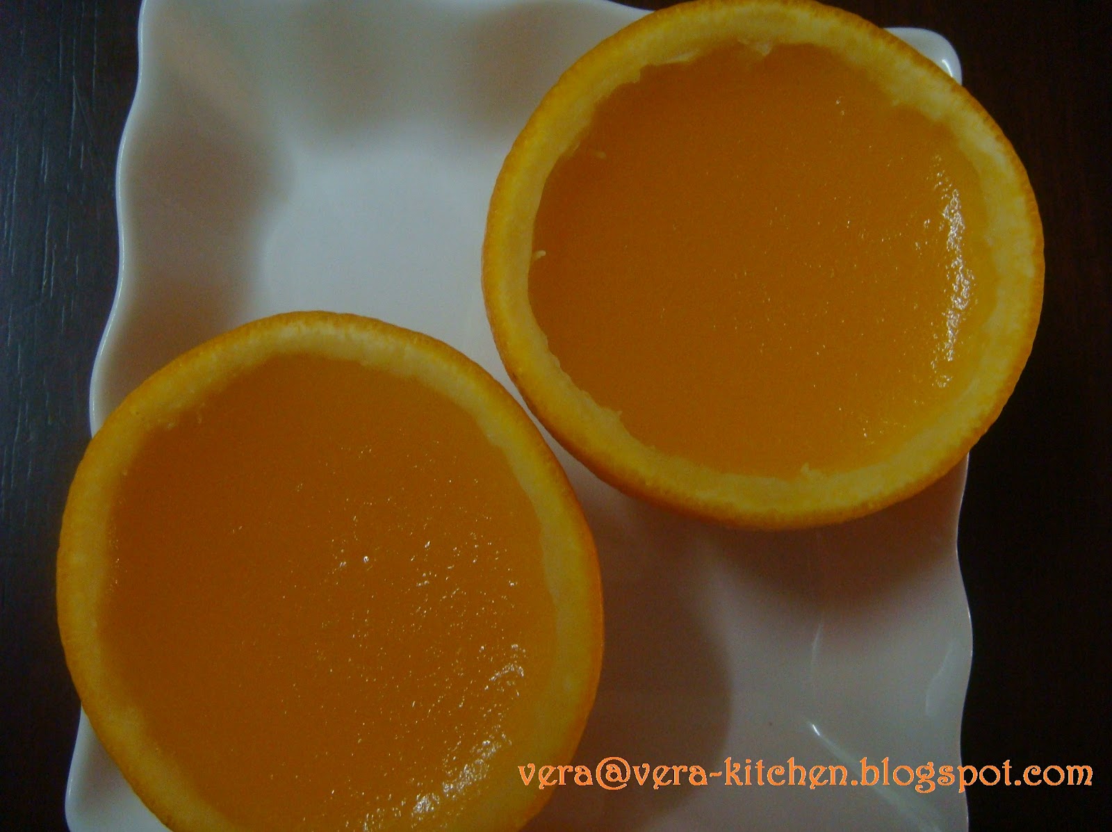 Sweet V's Kitchen Orange AgarAgar Jelly