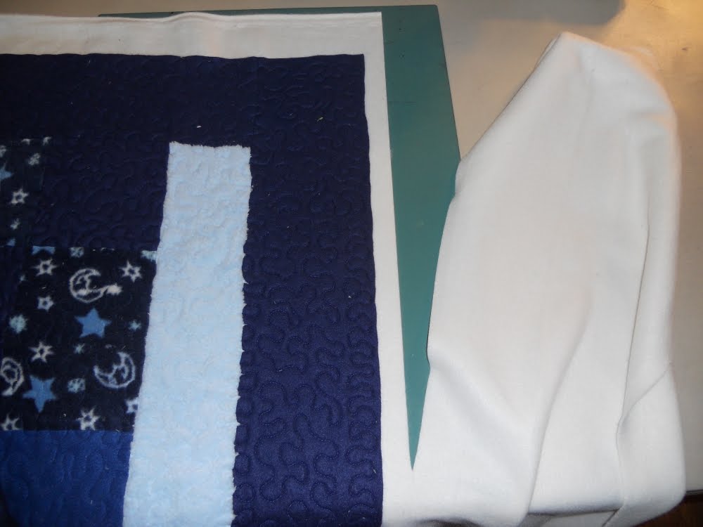 Katie's Quilts and Crafts Mitered SelfBinding with Fleece